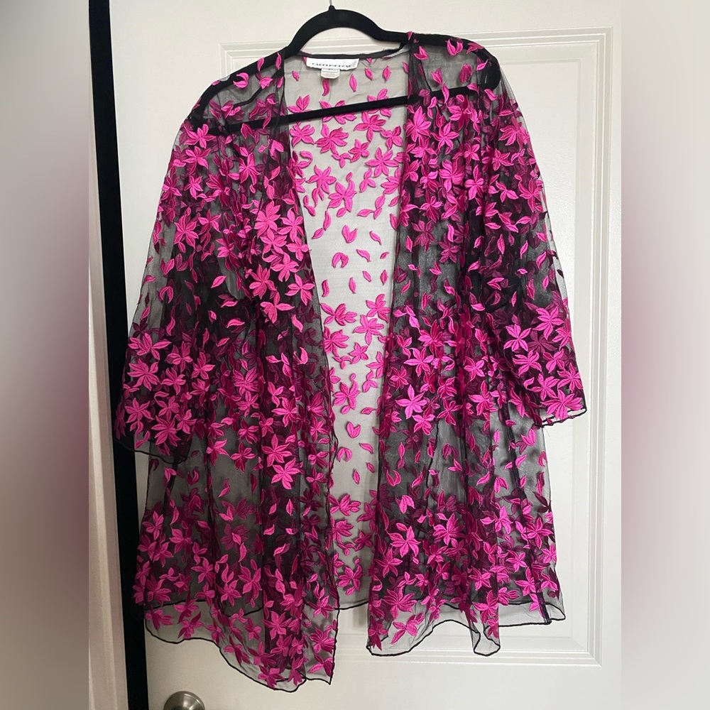 Beautiful Caroline Rose Duster 3x